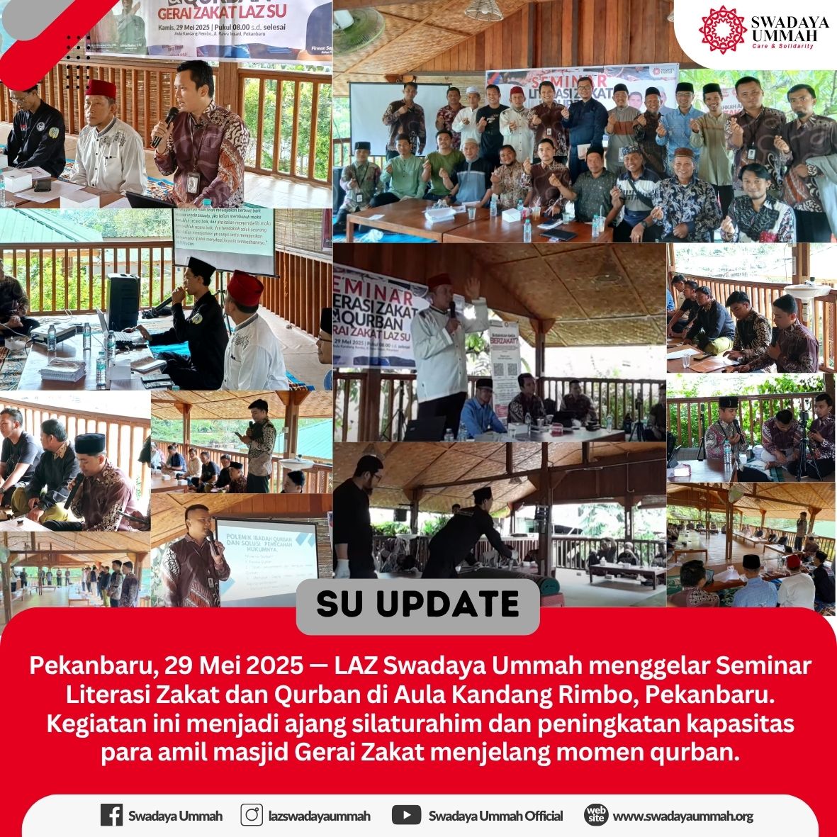 LAZ Swadaya Ummah Perkuat Literasi Zakat dan Qurban bagi Amil Masjid