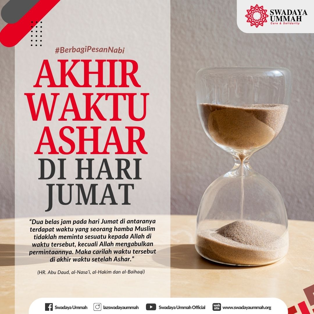 Akhir Waktu Ashar di Hari Jumat